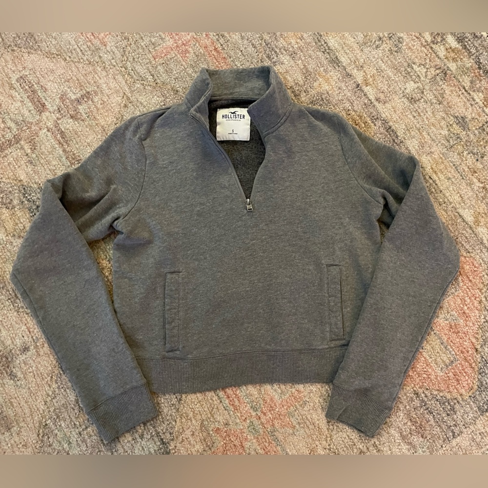 Hollister 3/4 zip hoodie Womens Small
